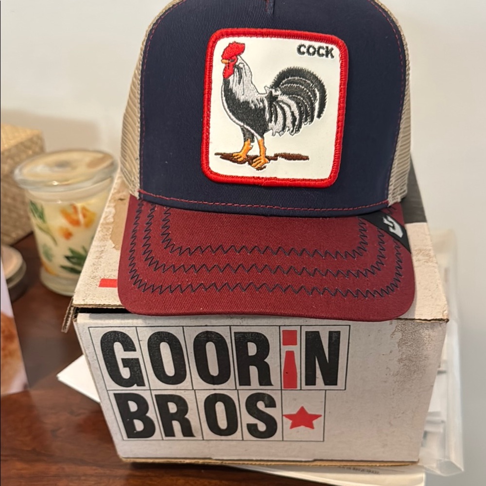 Goorin Bros Rooster Patch Trucker Hat